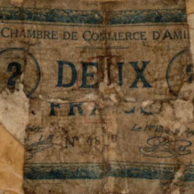 Amiens 2 Franc note