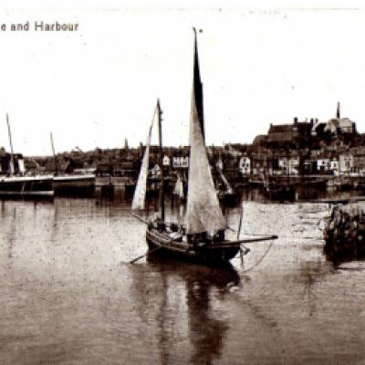 Folkestone Harbour before becoming the Gateway to the Western Front