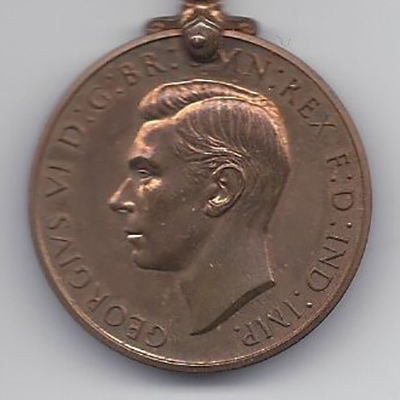 Special Constable medal - reverse